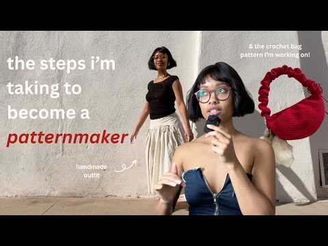 Becoming a Patternmaker (Ep. 1) - working on my business & projects and sorting out my pattern 🌷✨