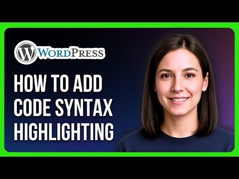 How to Add Code Syntax Highlighting in WordPress
