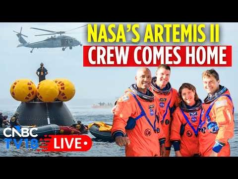 WATCH LIVE: NASA'S Artemis II Crew Splash Down on Earth After Historic Trip Around The Moon | N18G
