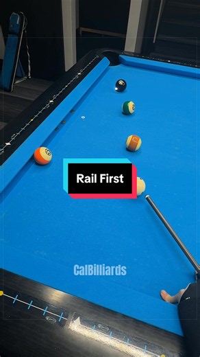 Rail First Technique for 8-Ball Pool