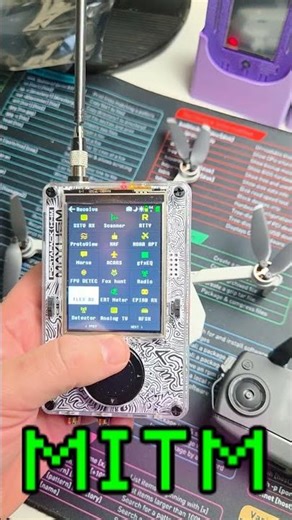 fpv drone detection with the hack rf H4M #hackrf #h4m #djidrone #drone