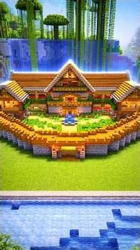 Minecraft Build Easy Mega Survival Base #shorts