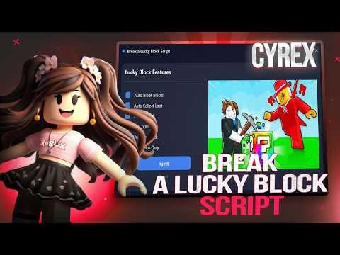 BREAK A LUCKY BLOCK SCRIPT *NO KEY* - BEST AUTO FARM LUCKY, FREEZE SAMMY, AUTO GOD & MORE!