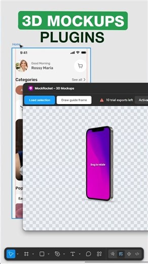 This Figma Plugin Makes 3D Mockups in SECONDS