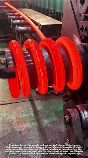 Hot Steel Spring Bending Process – Faster, Stronger & More Efficient.