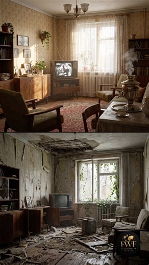 Chernobyl: Before vs Today ☢️ 1986 → 2026