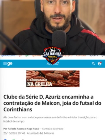 MAICON VAI JOGAR FUTEBOL? #corinthians #brasileirão #futebol #futebolnotiktok