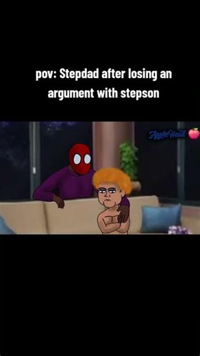 pov: you lost an argument with your stepson #mtatoon #funny #viral #memes #spiderman #animation
