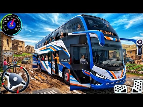 New Bus Simulator 2026 - Offroad Euro Bus Driving Simulator 3D - Bus Game Android Gameplay