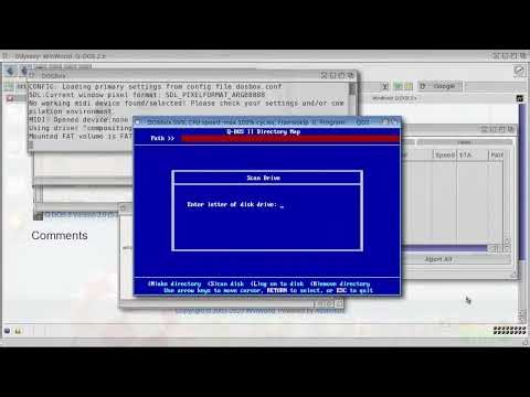 QDOS II 2.0 [MS-DOS] (1989) Gazelle Systems {AmigaOne X1000 DOSBox}