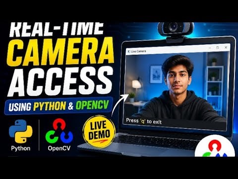 Real-Time Camera Access Using Python & OpenCV (Live Demo)