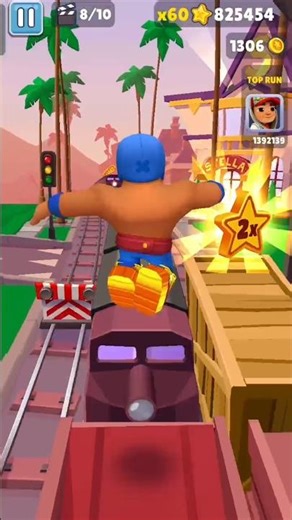 Subway Surfers Train Jump Gameplay #subwaysurfers #shortsfeed #shorts