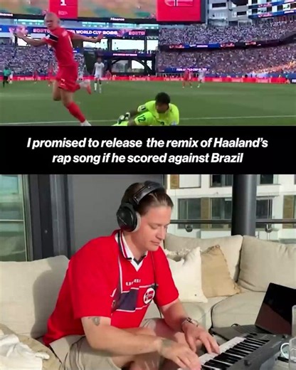 Erling Haaland was in a parody rap group as a kid called Flow Kingz… and Kygo made an official remix of it after Haaland scored against Brazil at the #FIFAWorldCup 😂