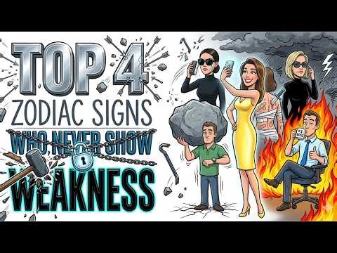 Top 4 Zodiac Signs Who Never Show Weakness