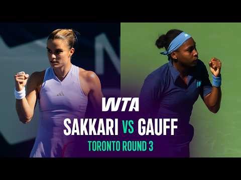 Maria Sakkari vs. Coco Gauff | 2026 Toronto Round 3 | WTA Match Highlights