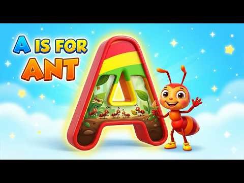 ABC Phonics Surprise:Animal Videos Letters! A for Ant &B for Bear| Best Nursery & Preschool Learning