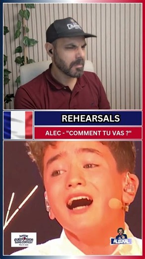 Alec - "Comment Tu Vas?" | FRANCE 🇫🇷 Rehearsal JUNIOR EUROVISION 2026 | SHORT REACTION