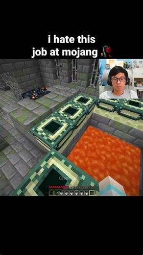 Minecraft Mojang Job Moment