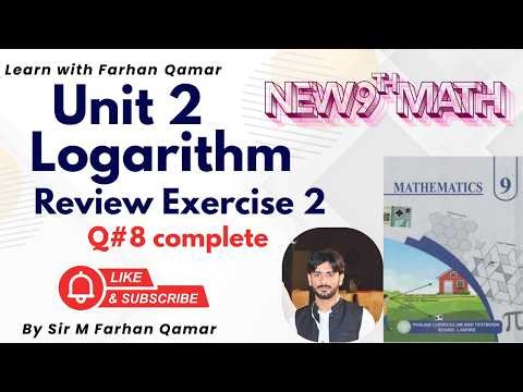 New 9th Class Math Chapter 2 Review Exercise | Q#8 Solved | Class 9 Mathematics