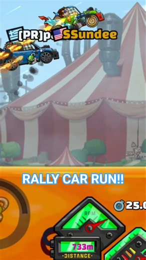 RALLY CAR RUN!! HCR2 #shorts