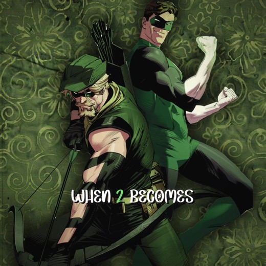 Green Lantern and Green Arrow moment — bet you didn't see that coming