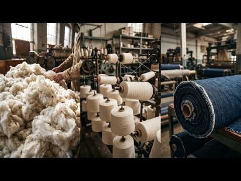 How millions of pairs of Denim Jeans are made/Sewn in the factory #denimjeans #cotton #howitsmade