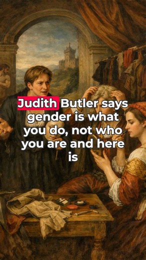 Judith Butler's Gender Trouble argues gender is what you do not who you are. Gender performativity means no identity exists behind acts. Acts constitute gender not express it. Naming creates reality. Stylized repetition of acts. #21stCenturyPhilosophy | 21st Century Philosophy