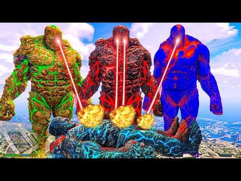 FRANKLIN GROWING BLUE ICE & LAVA SUN GOD POWERS TO HELP WHITE SUN GOD IN GTA 5
