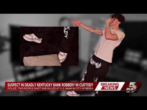 Suspect federally charged after 2 employees fatally shot in Kentucky bank robbery