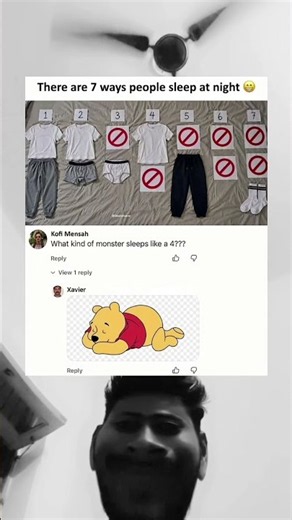 The Winnie the Pooh sleep style comparison is undefeated