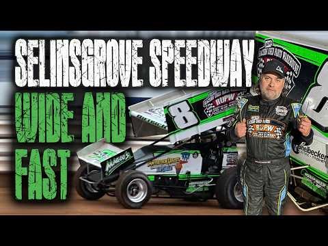Racing Selinsgrove Speedway 🏁 Behind The Scenes Pit Side Action - Dirt Track 410 Sprint Car Racing