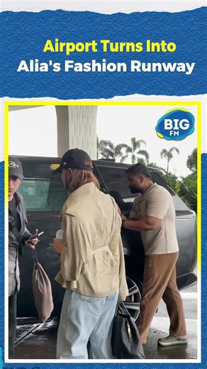Alia Bhatt Serves Effortless Airport Fashion Goals in Blazer And 'Alpha' Cap at Mumbai Airport