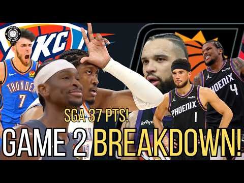 SGA HALIMAW! 37 PTS DINUROG ANG SUNS! OKC 2-0 NA SA SERIES!