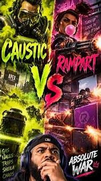 CAUSTIC vs RAMPART WAS ABSOLUTE CHAOS 😭🔥 | Apex Legends #apexlegends