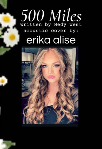 500 Miles acoustic cover by Erika Alise — Hedy West song