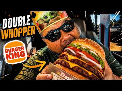 Burger King double whopper with cheese.
