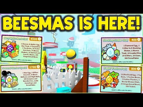 (🔴LIVE) 🎄BEESMAS IS HERE!! GRINDING ALL DAY (Bee Swarm Simulator Roblox)