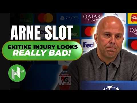 Hugo Ekitke injury looks REALLY BAD | Arne Slot | Liverpool 0-2 PSG
