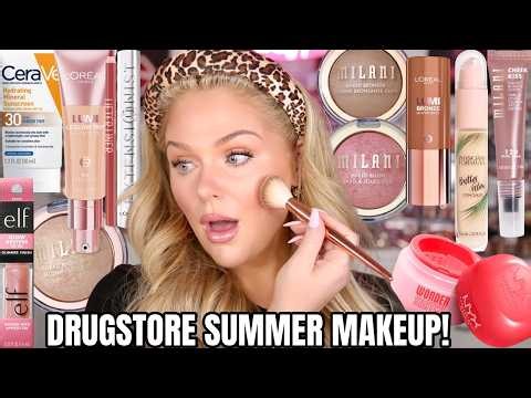 Everyday Summer *DRUGSTORE* Makeup Tutorial | 10 Minute Everyday Drugstore Makeup Routine