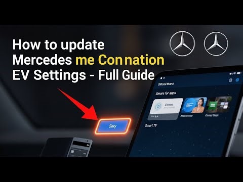 How to update Mercedes me connect navigation and EV settings - Full Guide