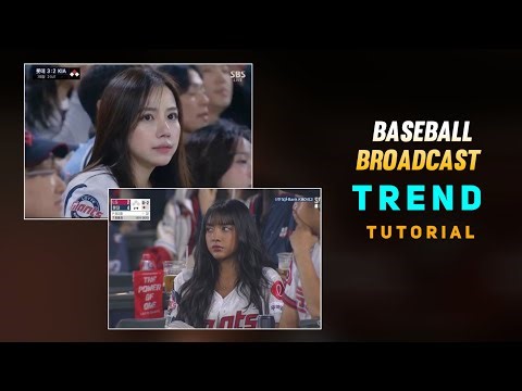 Ai korean baseball video trend | Baseball broadcast trend Tutorial | Ai Baseball stand prompt