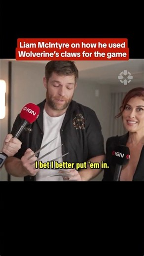 Wolverine's Liam McIntyre recalls the totally normal conversations he had while making the game #lol