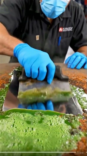 Instant Rust Removal! 🟢✨ Chemical Dissolver Magic