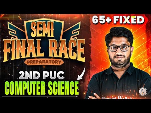 2nd PUC Preparatory Marathon | Computer Science | Most Important Questions & PYQ's🔥🔥