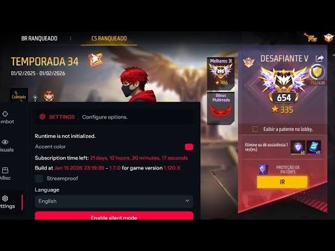 FREE FIRE FLOURITE ANT-BAN PANEL || FOR IPHONE || NO KEY || RUNNING SMOOTH || JOIN TO GET!