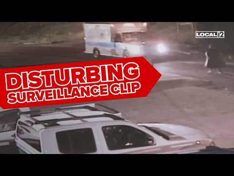 Surveillance video shows ambulance run over man before speeding away