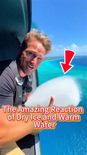 The Amazing Reaction of Dry Ice and Warm Water