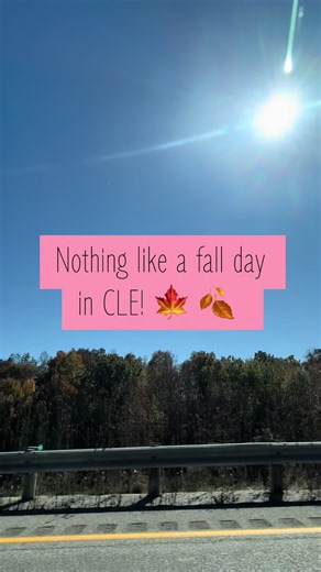 Nothing like a fall day in CLE! #CLE #TaylorSwift #Cleveland | cleveland