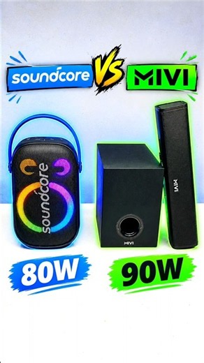 Soundcore VS MIVI Testing... #shorts