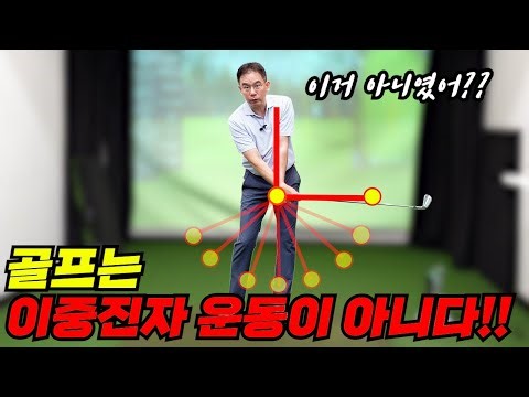 Golf swing is not a double pendulum movement!!!